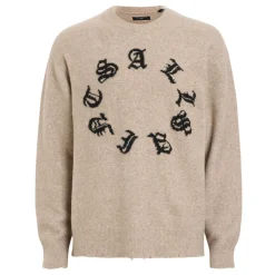 Fashion ALLSAINTS Scripture Logo Sweater