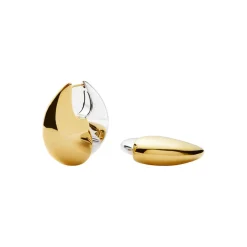 Fashion MISSOMA Sculptural Pebble Large Hoop Earrings