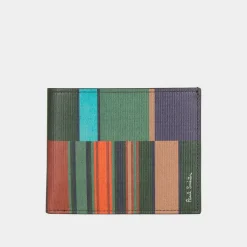 Hot PAUL SMITH Seasonal Stripe Compact Billfold Wallet