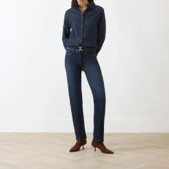 Discount SALSA Secret High-Rise Straight Leg Jeans