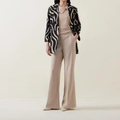 Best JOSEPH RIBKOFF Seersucker Abstract Blazer