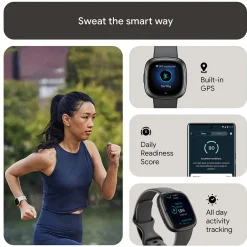 Sense 2 Shadow Grey-Graphite Smart Watch