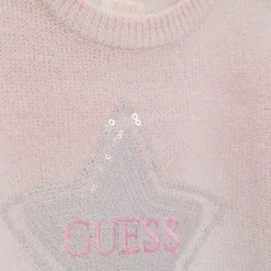 Outlet GUESS Sequin Star Logo Sweater