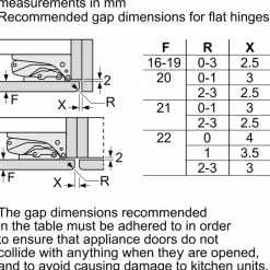 Series 6 Built-in Fridge 177.5x56cm Soft Close Flat Hinge