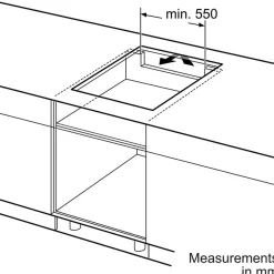 Clearance BOSCH Series 6 Induction Hob 80cm Black