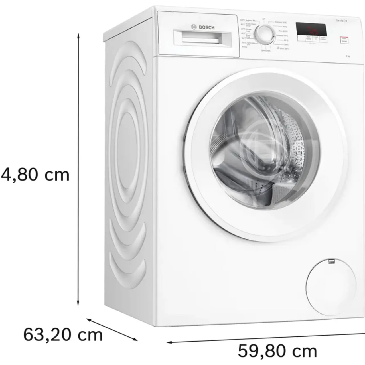 Online BOSCH Series 2 Washing Machine Front Loader 8 kg 1400RPM