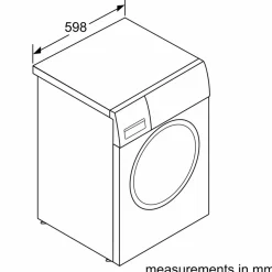 Online BOSCH Series 2 Washing Machine Front Loader 8 kg 1400RPM