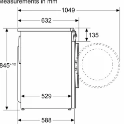 Online BOSCH Series 2 Washing Machine Front Loader 8 kg 1400RPM