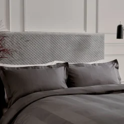 Online BEDECK BELFAST Serra Duvet Set Charcoal