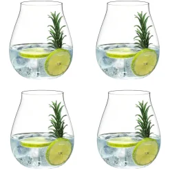Set Of 4 Gin Glasses
