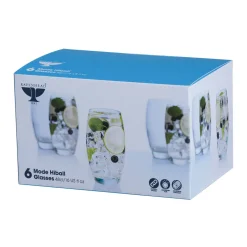 Set of 6 Mode Hiball Glasses