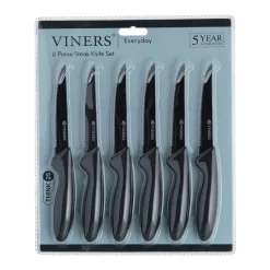 Set Of Six Everyday Steak Knives