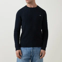 New GANT Shield Cable Knit Sweater