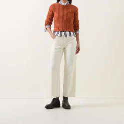 Shield Logo Cable Knit Sweater