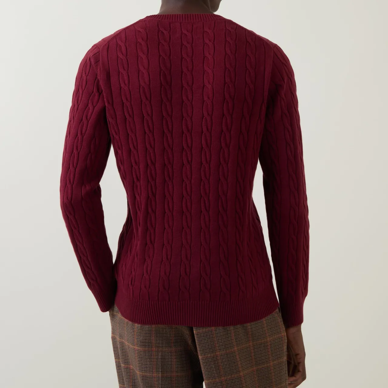 Clearance GANT Shield Logo Cable Knit Sweater