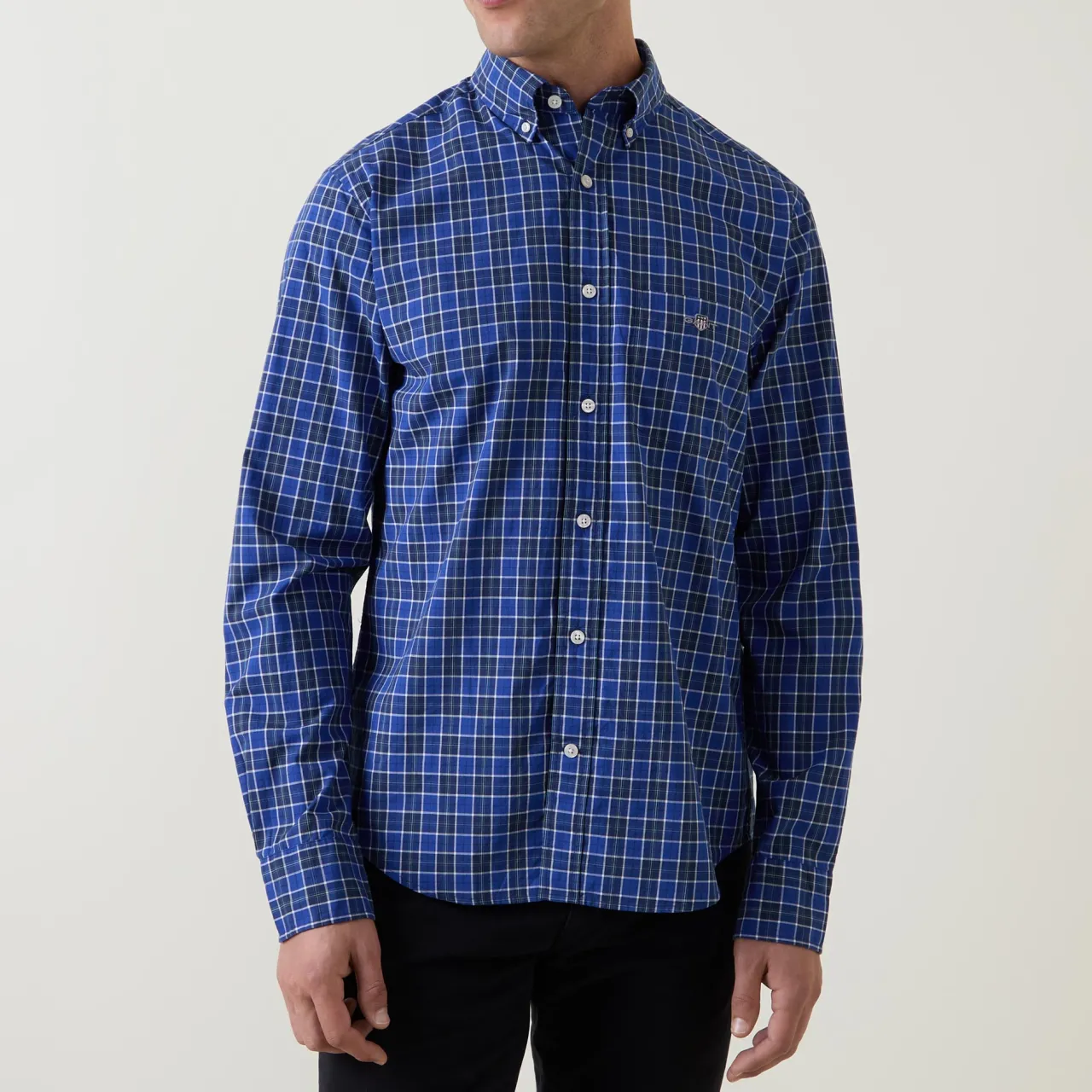 Discount GANT Shield Logo Check Shirt
