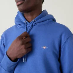 Shield Logo Drawstring Hoodie