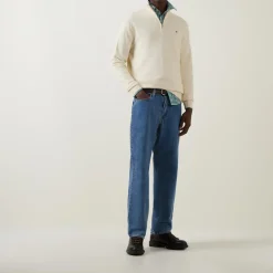 Online GANT Shield Logo Half-Zip Sweater