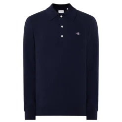 Clearance GANT Shield Logo Knitted Polo Shirt