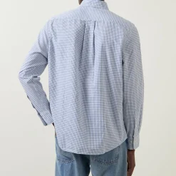 Shield Logo Micro Check Shirt