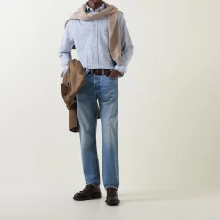 Shield Logo Micro Check Shirt