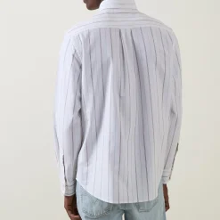 Shield Logo Striped Shirt