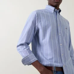 Outlet GANT Shield Logo Striped Shirt