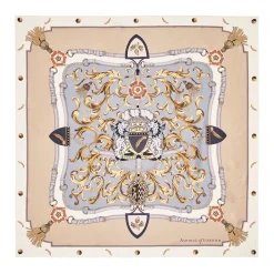 Clearance ASPINAL OF LONDON Shield Silk Scarf