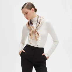 Clearance ASPINAL OF LONDON Shield Silk Scarf