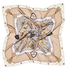 Clearance ASPINAL OF LONDON Shield Silk Scarf