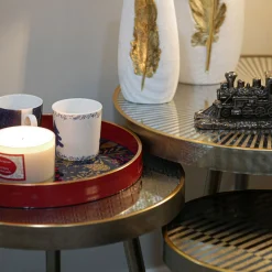 Discount MINDY BROWNES Sierra Wave Round Side Table