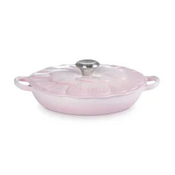 Discount LE CREUSET Signature Cast Iron Petal Shallow Casserole 26cm