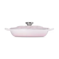 Discount LE CREUSET Signature Cast Iron Petal Shallow Casserole 26cm