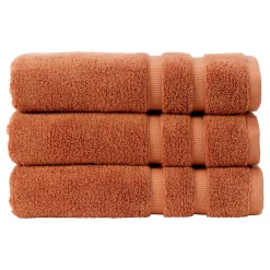 Signum Combed Cotton Towel Burnt Sienna