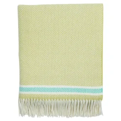 Silver Strand Herringbone Throw