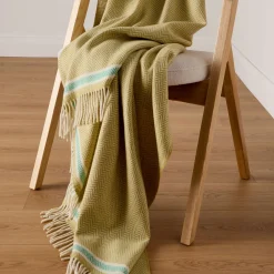 Silver Strand Herringbone Throw