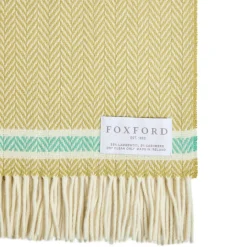 Silver Strand Herringbone Throw