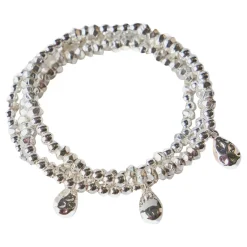 Silver-Tone Friendship Bracelet Set