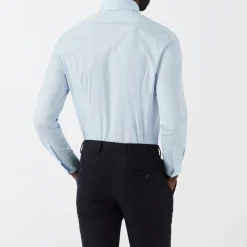 Single Cuff Poplin Stretch Shirt