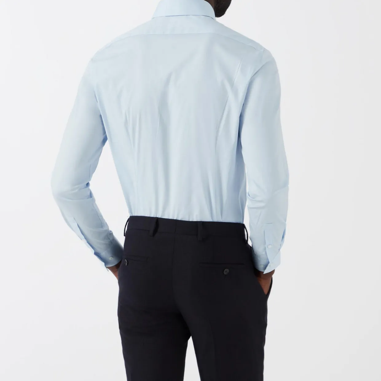 Single Cuff Poplin Stretch Shirt