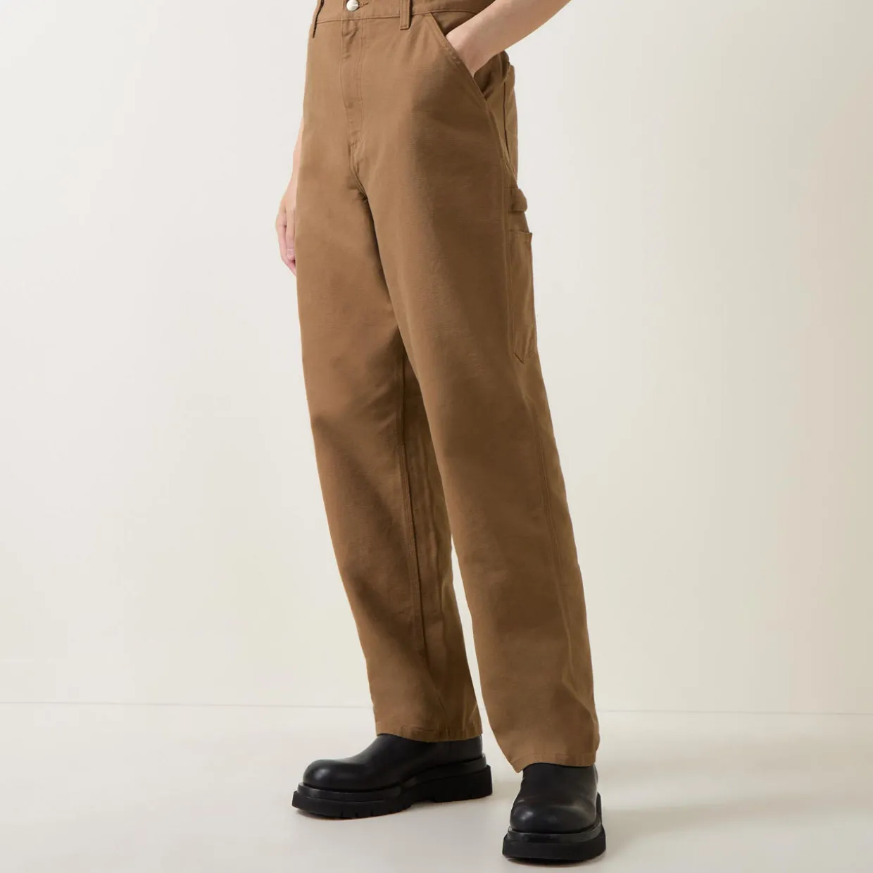 Single Knee Casual Trousers