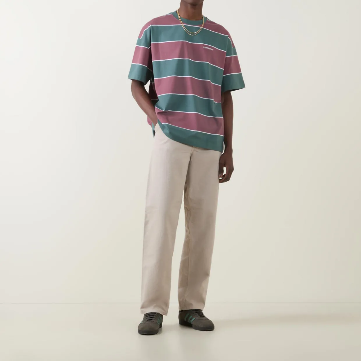 Single Knee Casual Trousers