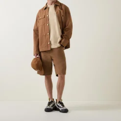 Single Knee Logo Shorts