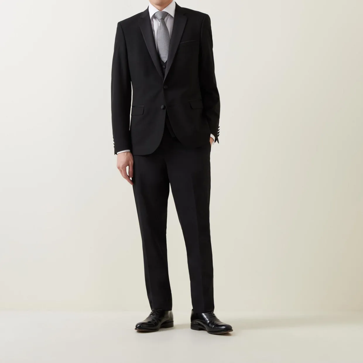 Single-Breasted Tuxedo Jacket