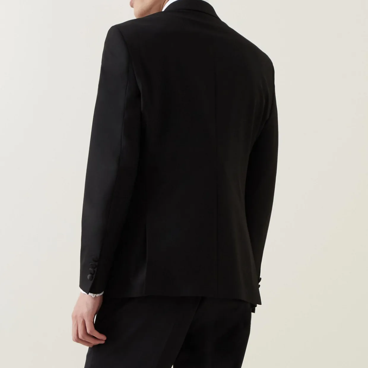 Single-Breasted Tuxedo Jacket