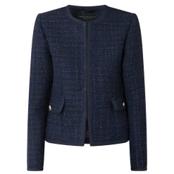 Single-Breasted Velvet Jacket