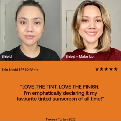 Skingredients Skin Shield Moisturising + Priming SPF 50 PA+++ Sunscreen Refill Tube 73ml