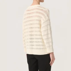 New SOAKED IN LUXURY Skylah Open-Knit Sweater