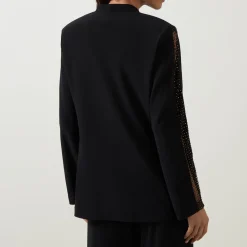 Sale JOSEPH RIBKOFF Sleeve-Embellished Single-Breasted Blazer