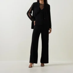 Sale JOSEPH RIBKOFF Sleeve-Embellished Single-Breasted Blazer